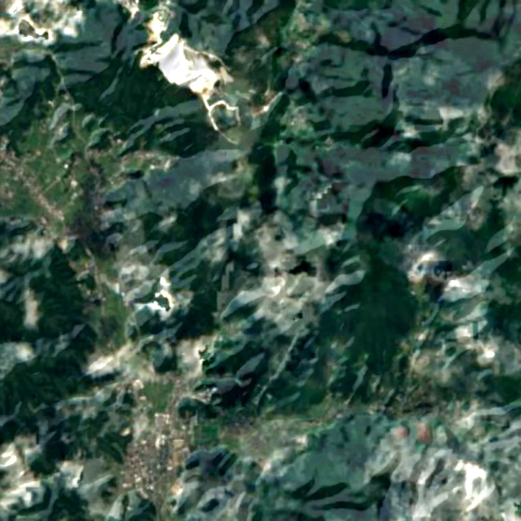 El suelo sobre Abukuma-do (Sentinel-2)