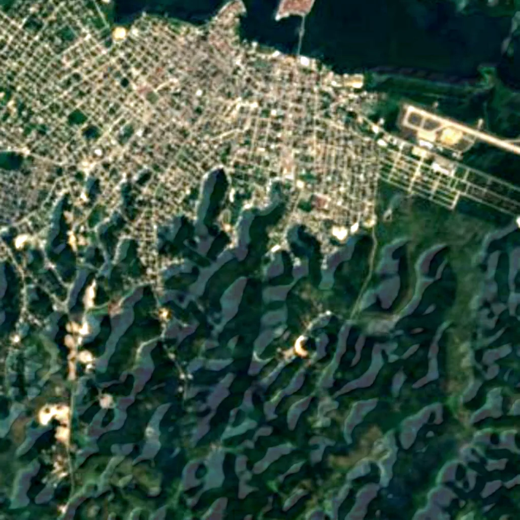 The ground above Actún Can (Sentinel-2)