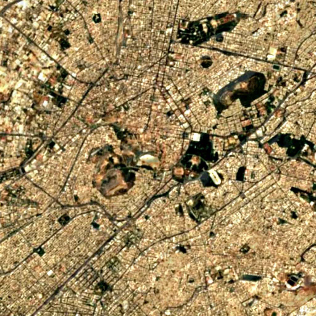 The ground above Aglaureion (Sentinel-2)