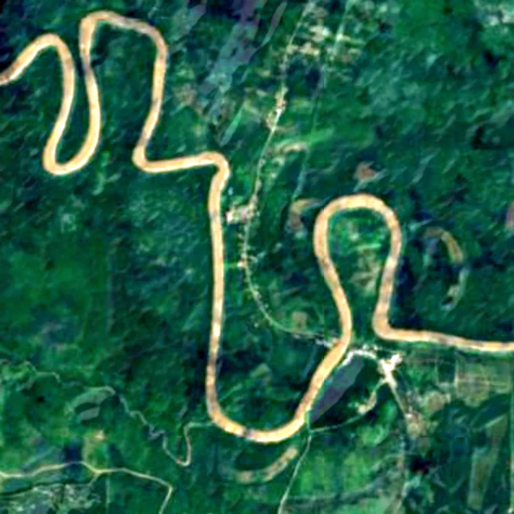 Il terreno sopra Agop Batu Tulug Caves (Sentinel-2)