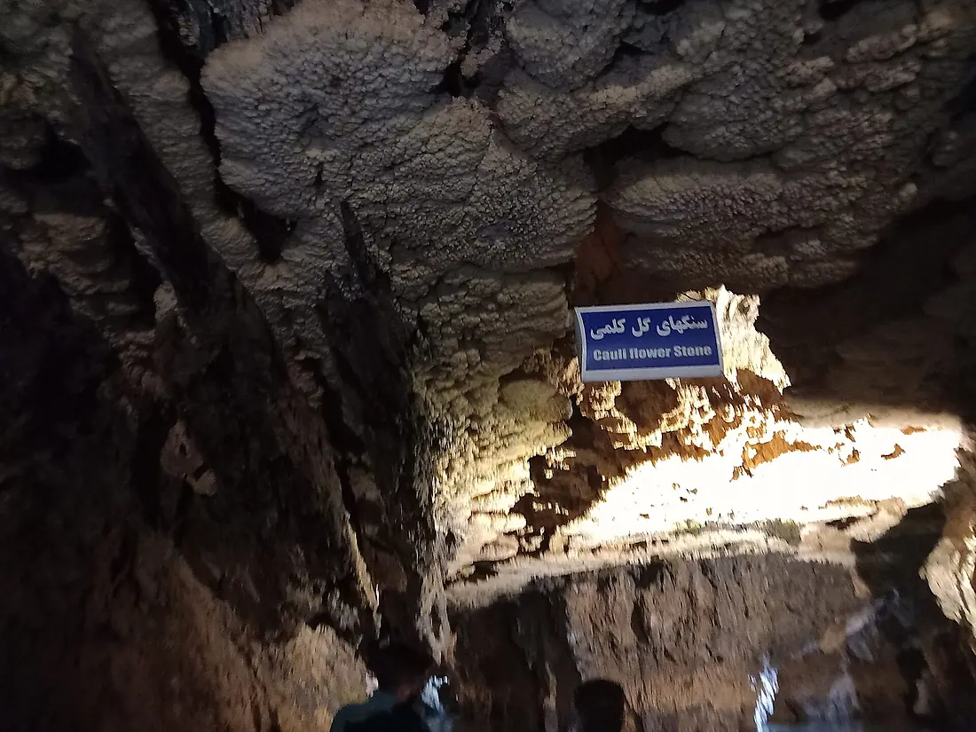 Alisadr Cave, Cauli Hower Ston