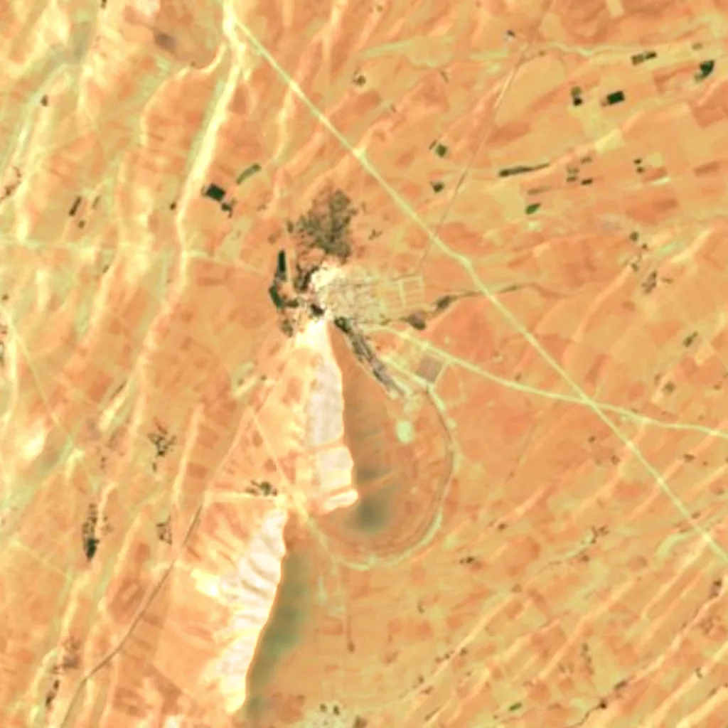 El suelo sobre Cueva de Ali-Sadr (Sentinel-2)