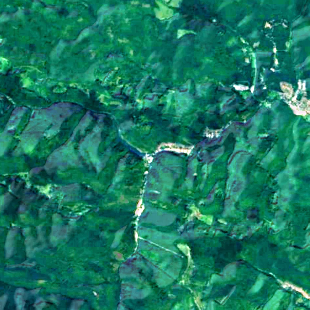 Il terreno sopra Anna Cave (Sentinel-2)