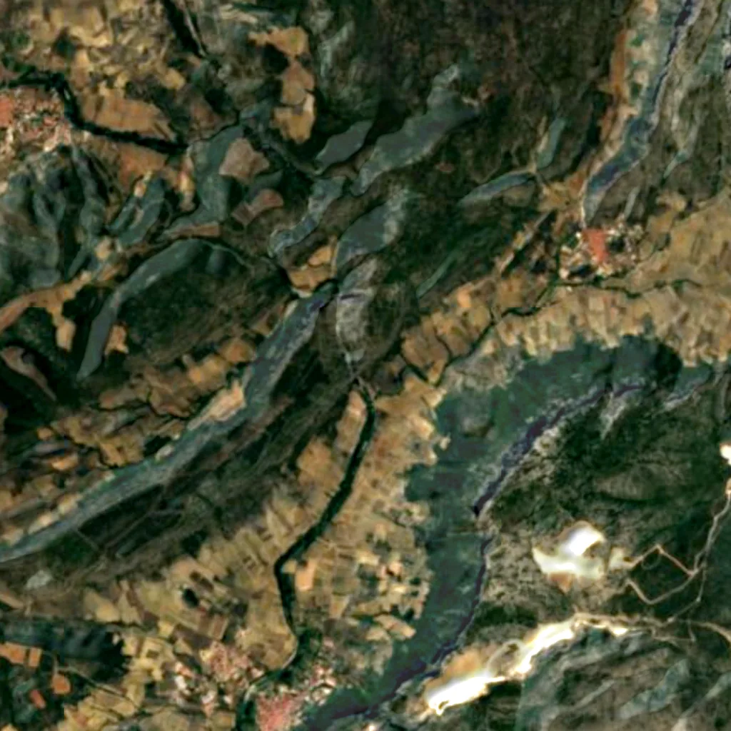 The ground above Arago cave (Sentinel-2)
