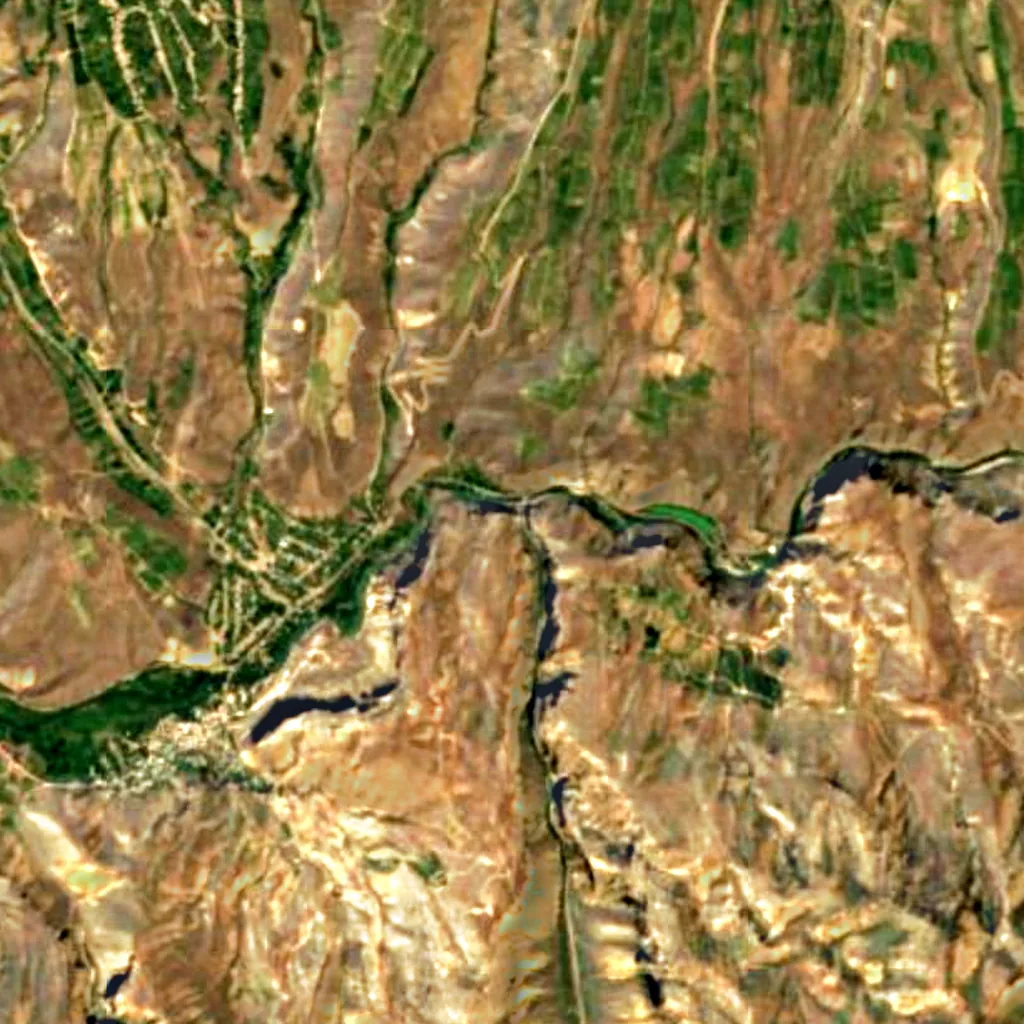 Le sol au-dessus de Areni-1 (Sentinel-2)