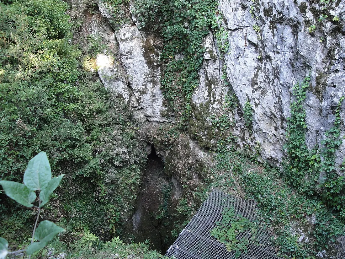Natural Entrance of Aven d'Orgnac