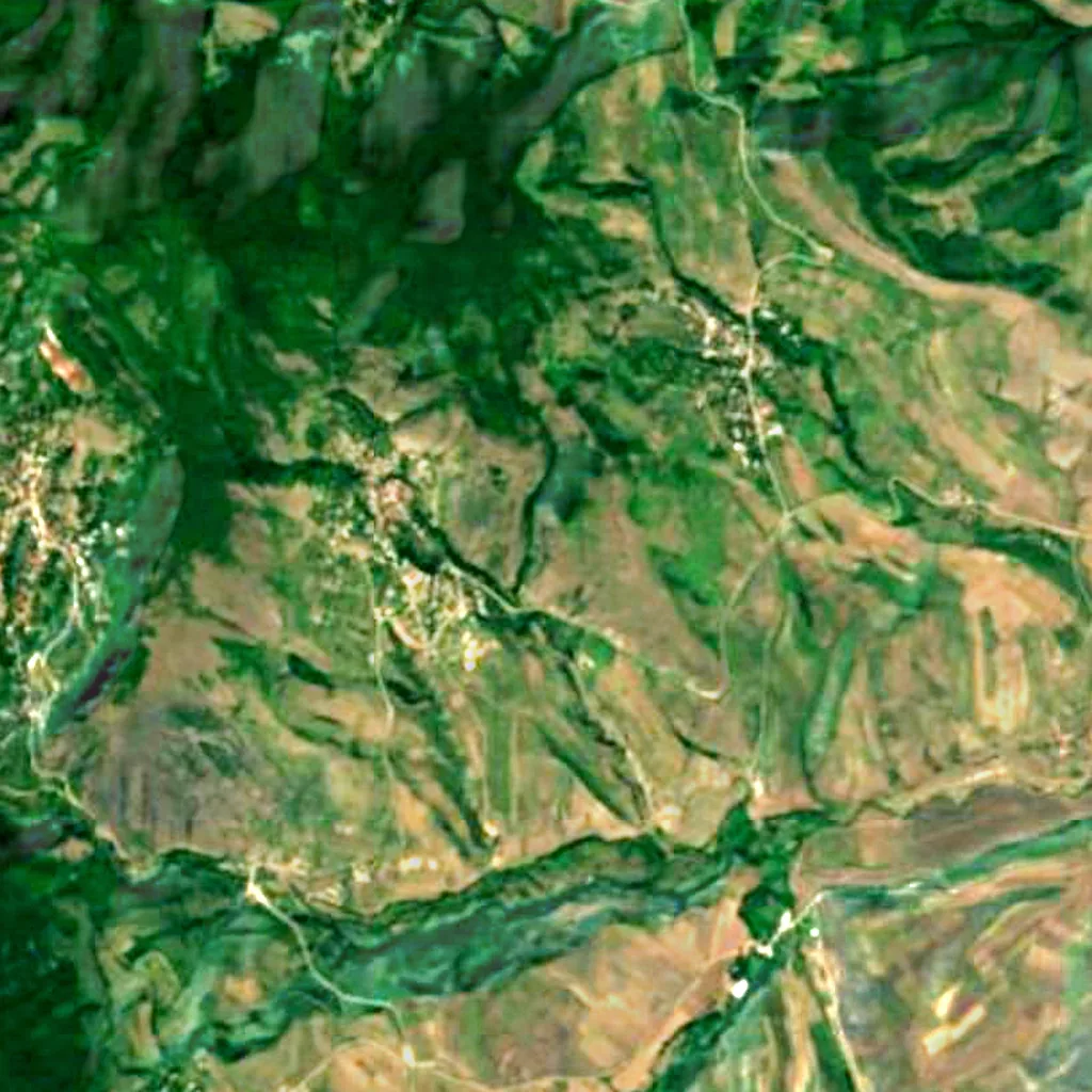 Der Boden über Asych-Höhle (Sentinel-2)
