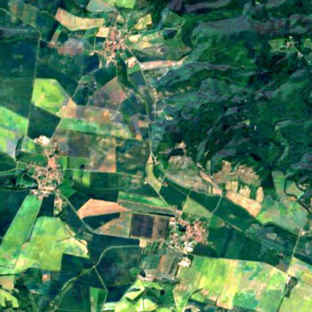 Le sol au-dessus de Grotte de Barberousse (Sentinel-2)