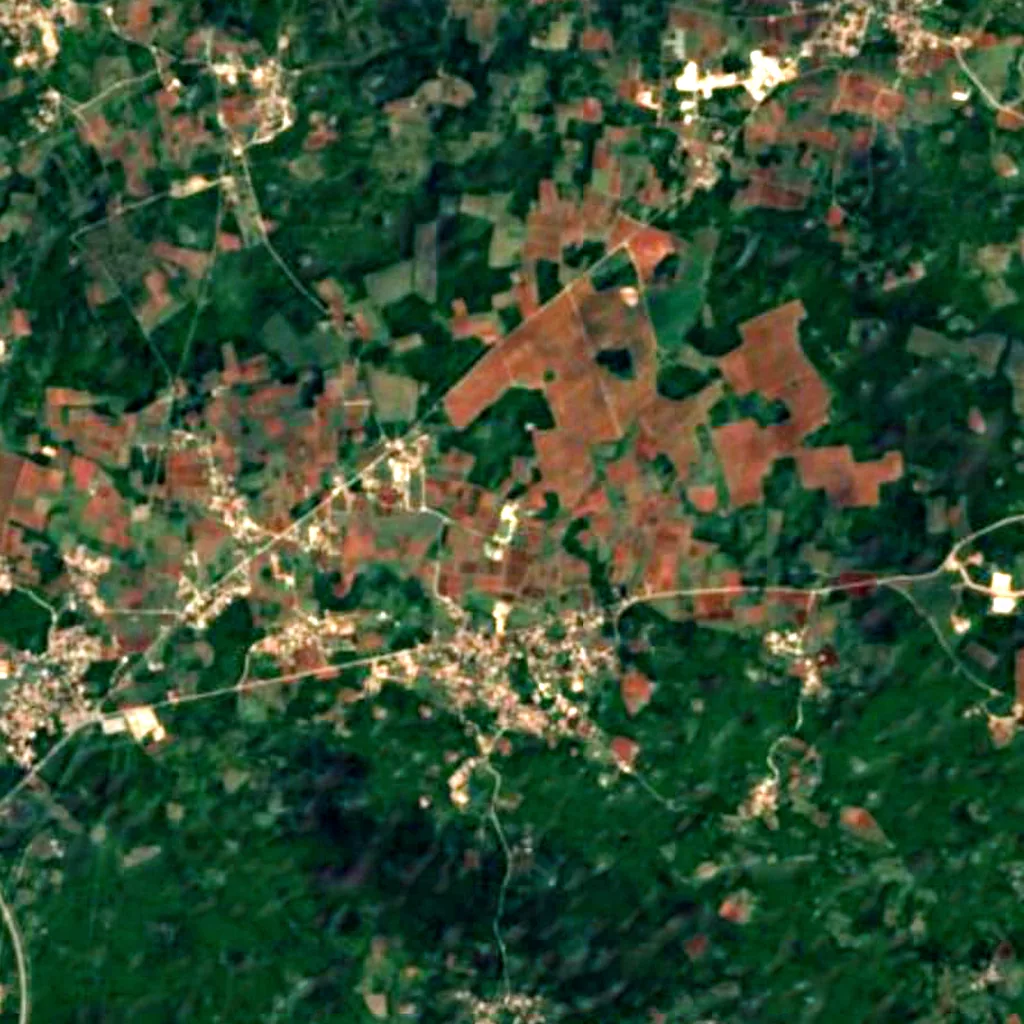The ground above Baredine Cave (Sentinel-2)