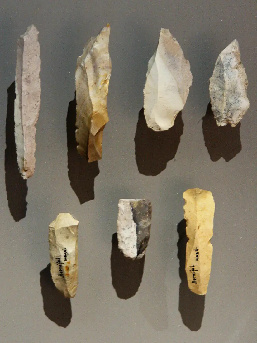 Burins and blades - Bernifal - Meyrals - MNP