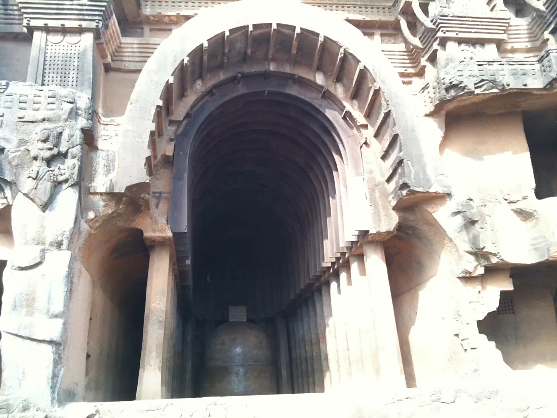 Bhaja cave from outside