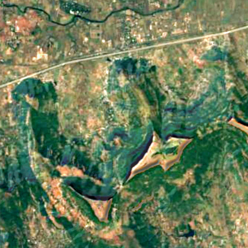 Der Boden über Bhaja (Sentinel-2)