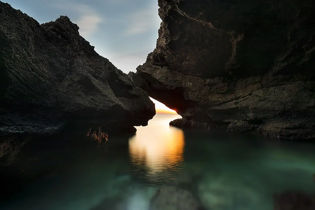 The blue cave