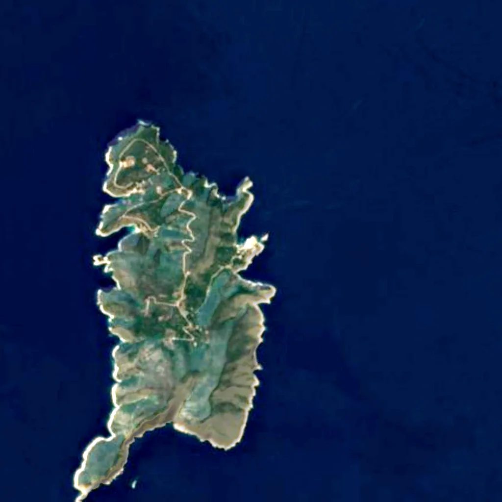 The ground above Blue Grotto (Sentinel-2)