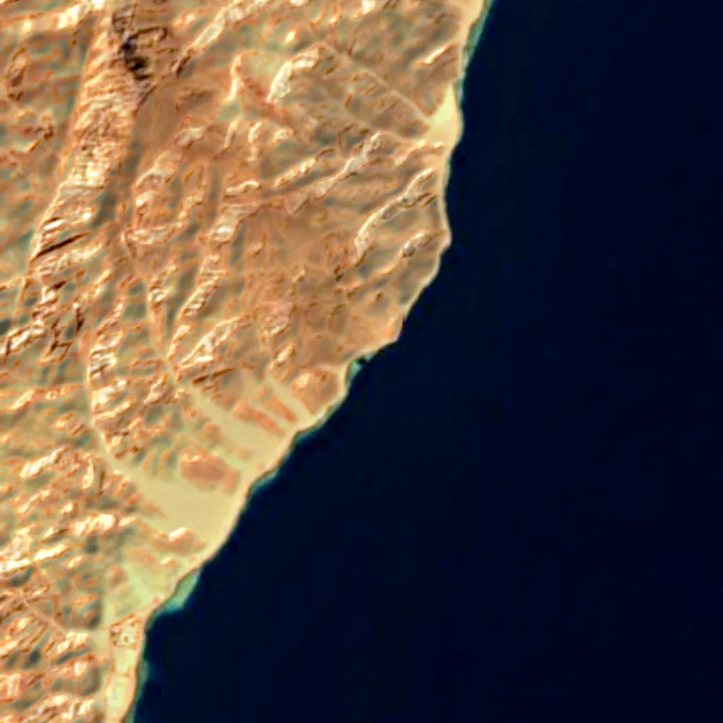 The ground above Blue Hole (Sentinel-2)