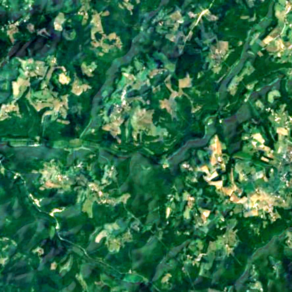 Le sol au-dessus de Abri de Cap Blanc (Sentinel-2)