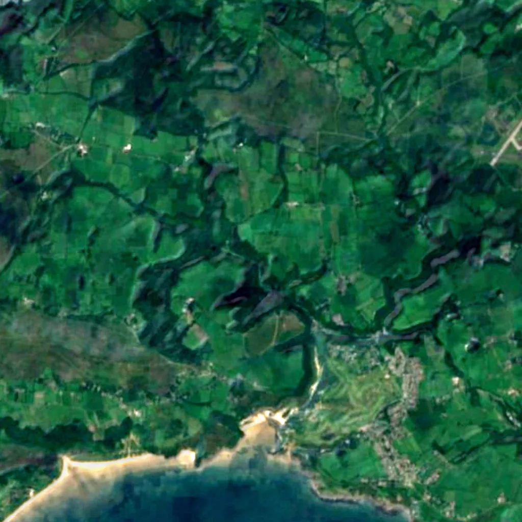 The ground above Cathole Cave (Sentinel-2)