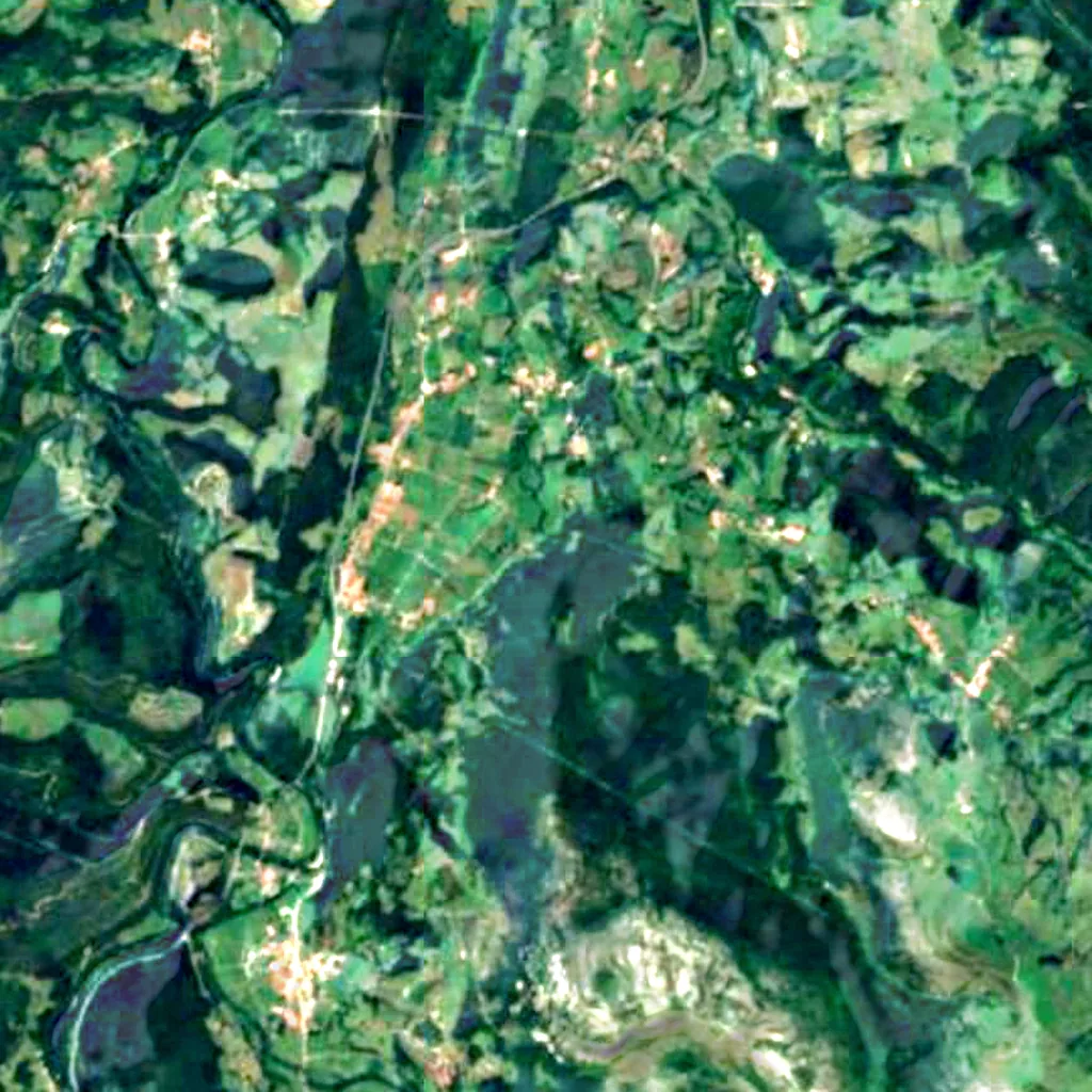 Il terreno sopra Cave del Valle (Sentinel-2)
