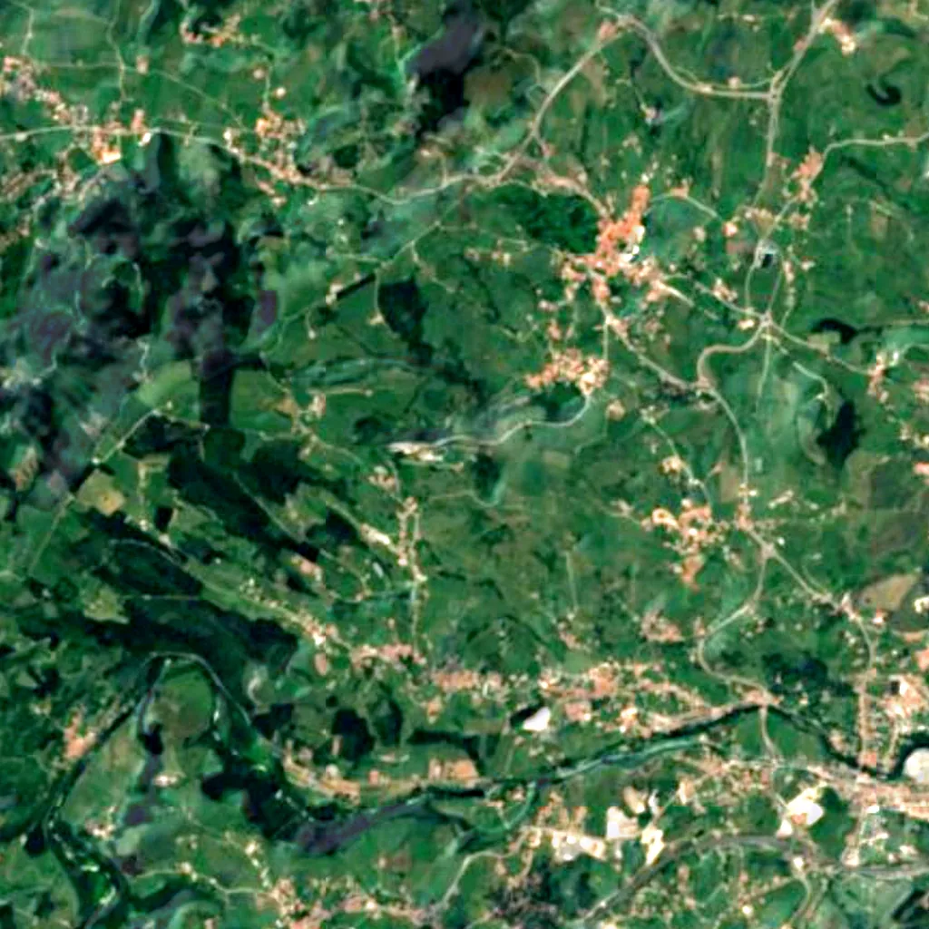 The ground above Cave of Altamira (Sentinel-2)