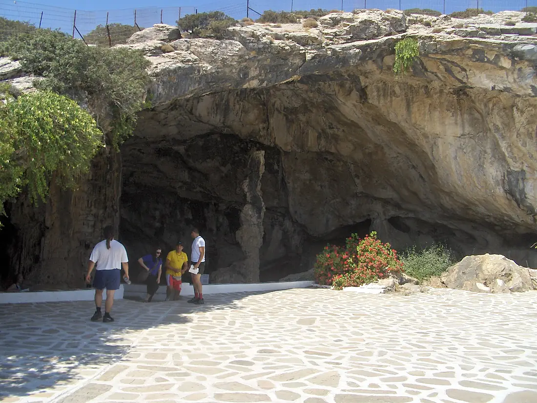 Antiparos cave entrance