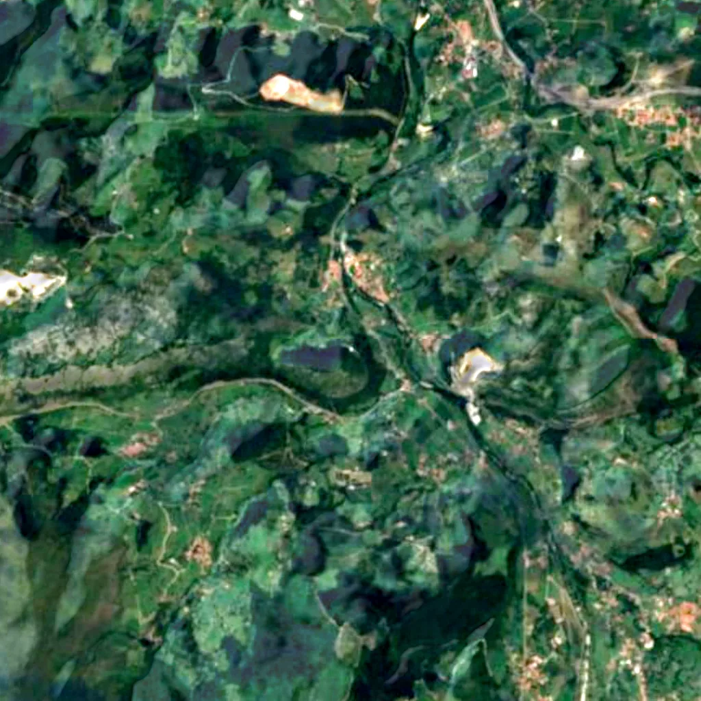 Le sol au-dessus de Grotte du Castillo (Sentinel-2)