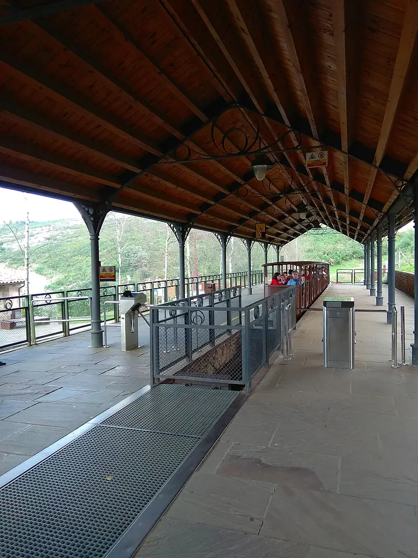 Estación del tren minero El Soplao