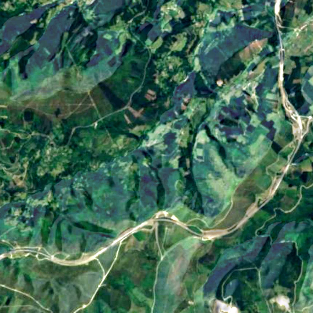 The ground above Cave of King Cintolo (Sentinel-2)