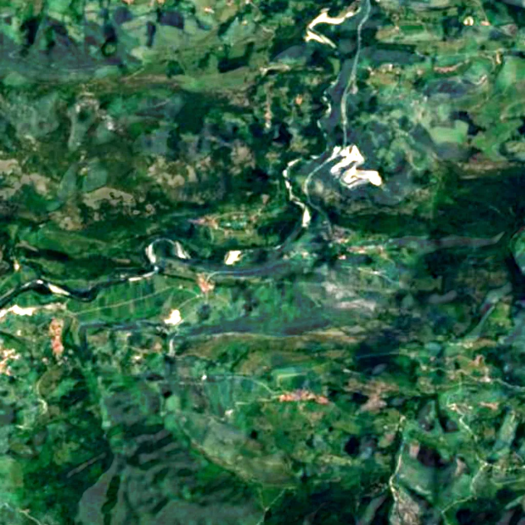 De grond boven Cueva de La Loja (Sentinel-2)