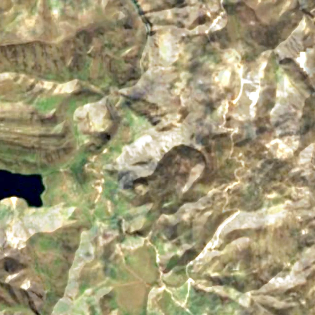 Il terreno sopra Cave of Lauricocha (Sentinel-2)
