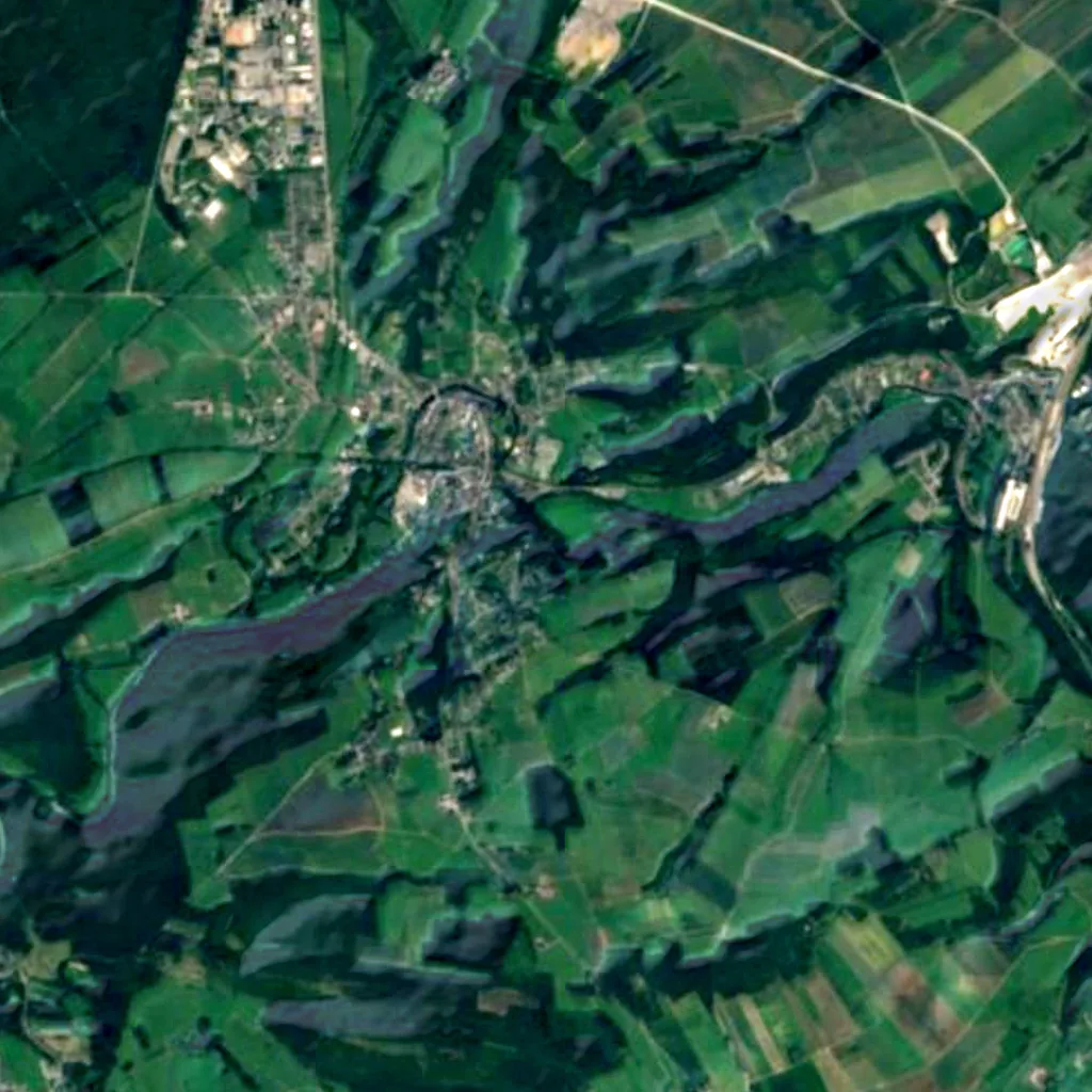 The ground above Cave of Lorette-Rochefort (Sentinel-2)