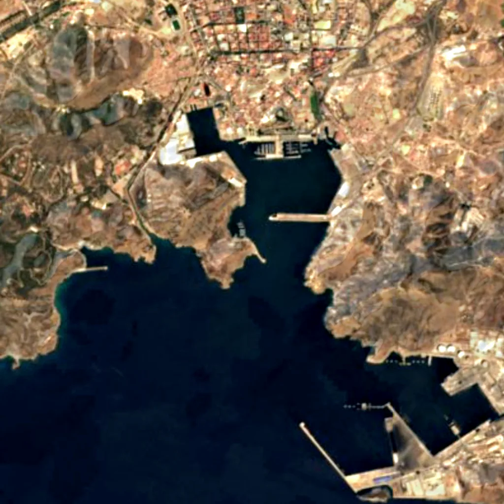 El suelo sobre Cueva de los Aviones (Sentinel-2)