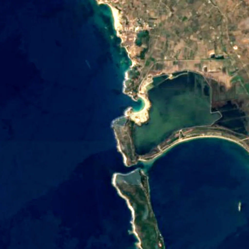 Le sol au-dessus de Grotte de Nestor (Sentinel-2)