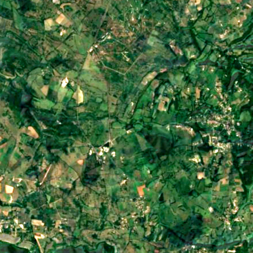 Der Boden über Cave of Reveillon (Sentinel-2)