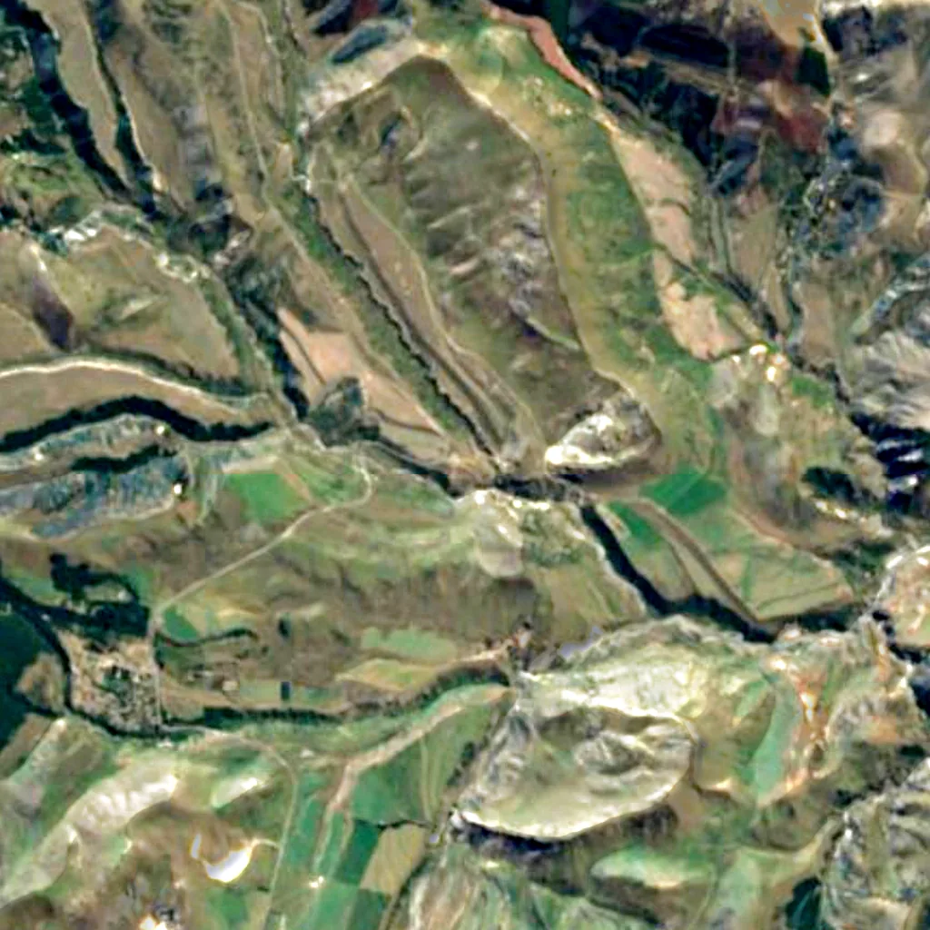 The ground above Cave Stream (Sentinel-2)