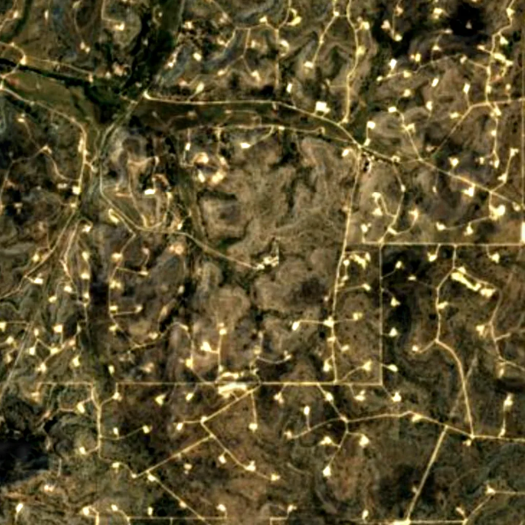 Il terreno sopra Caverns of Sonora (Sentinel-2)