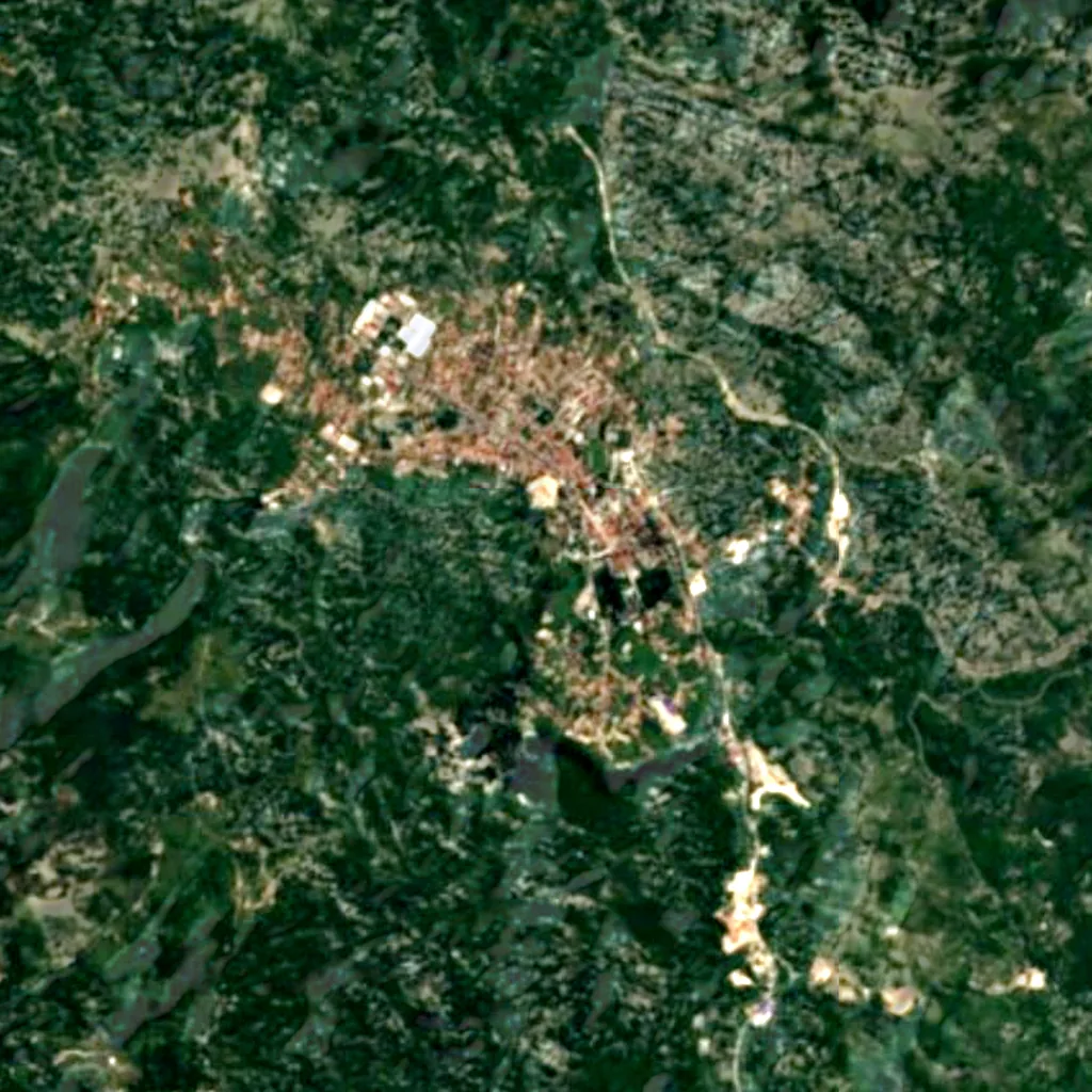 Der Boden über Cetinje Cave (Sentinel-2)