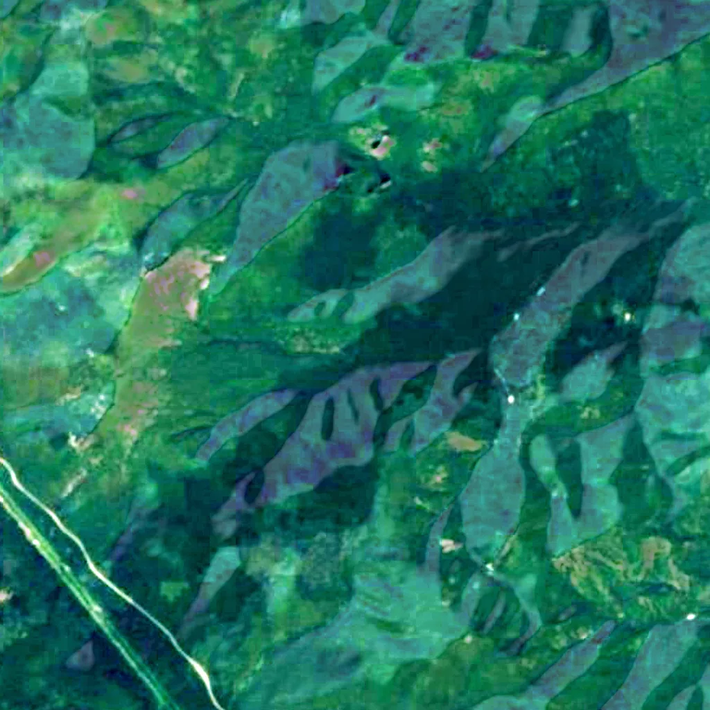 Der Boden über Chertovy Vorota Cave (Sentinel-2)