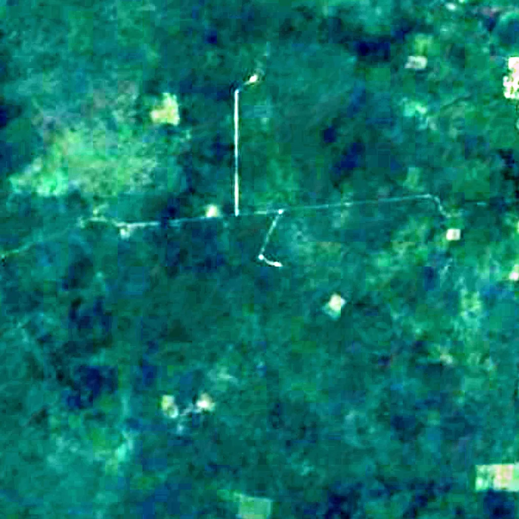 Le sol au-dessus de Choo-Ha (Sentinel-2)
