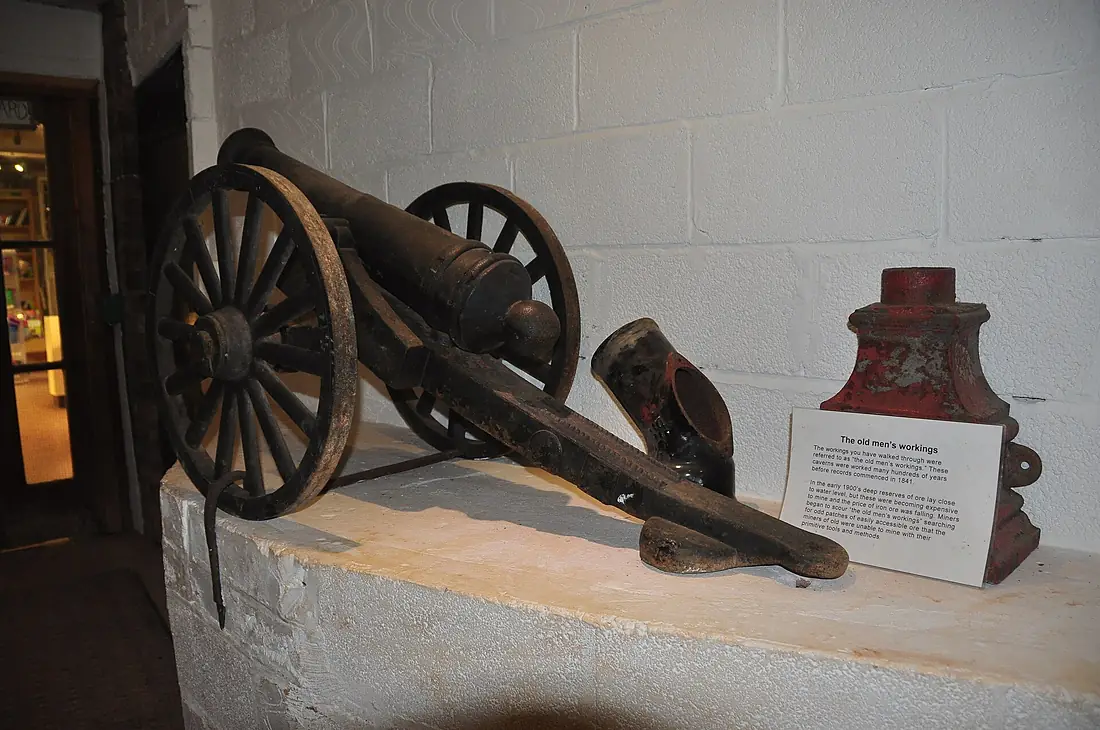 Cannon in Clearwell Caves (0059)