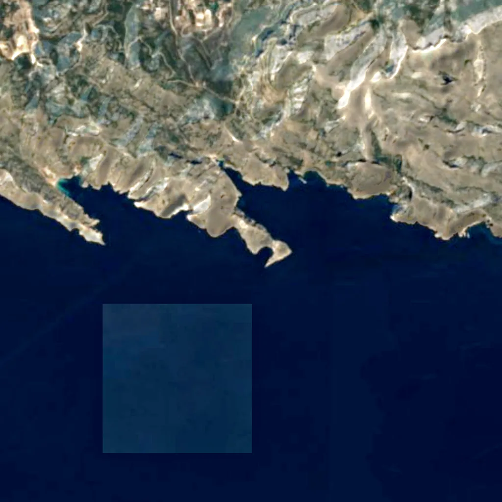 The ground above Cosquer Cave (Sentinel-2)