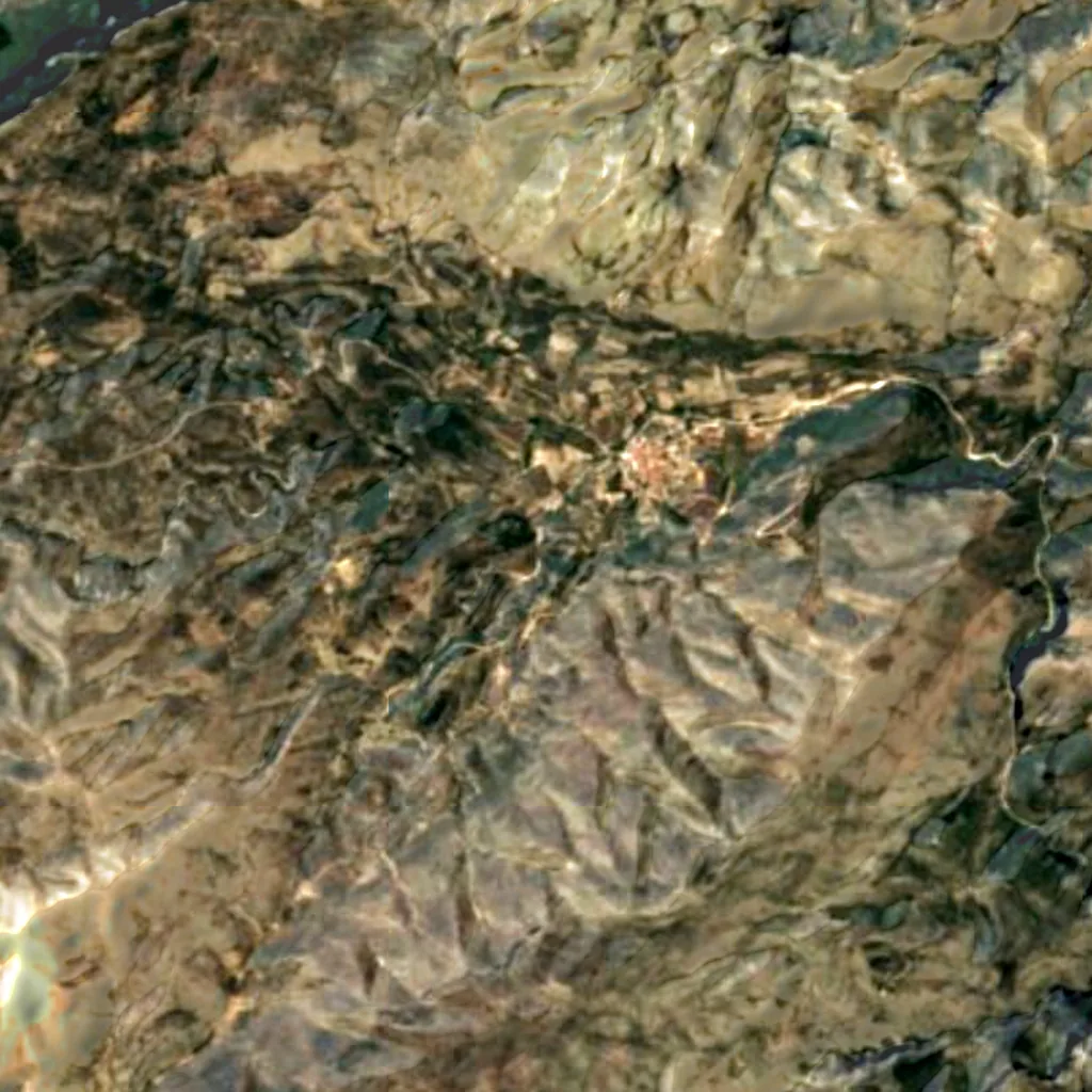 The ground above Cova Fosca (Sentinel-2)