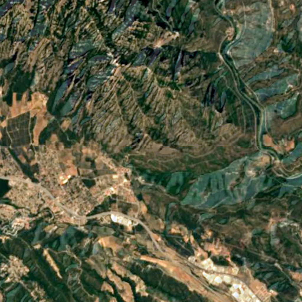 El suelo sobre Cueva del Salnitre (Sentinel-2)