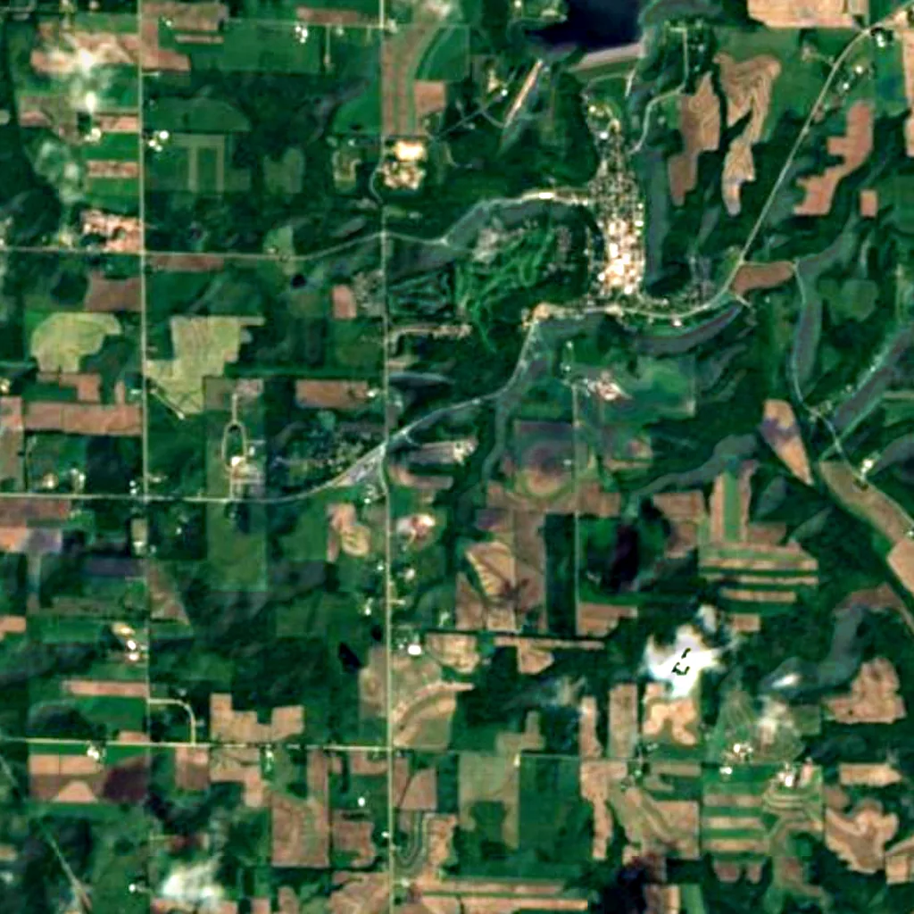 The ground above Crystal Cave (Sentinel-2)
