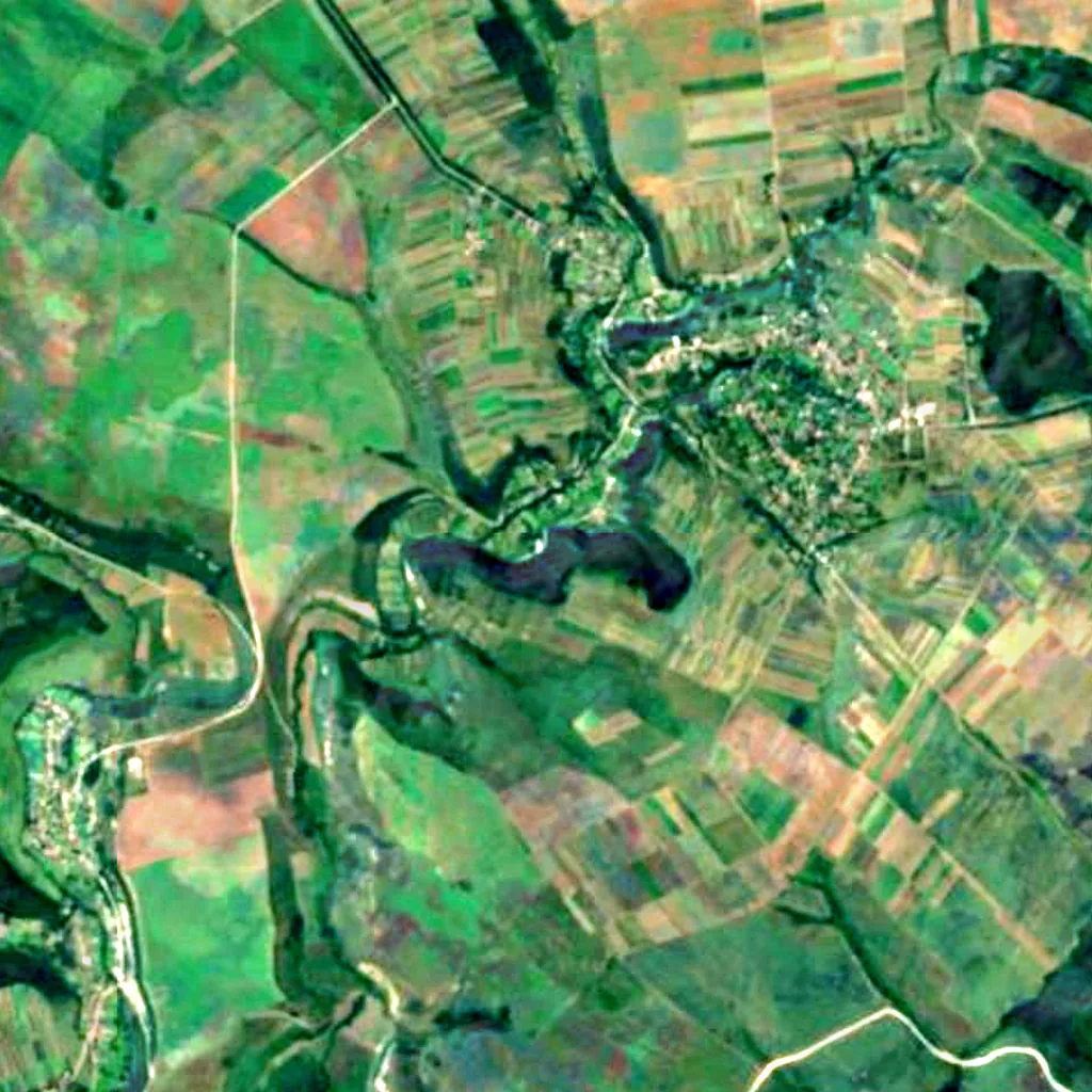 O chão por cima de Crystal Cave (Sentinel-2)