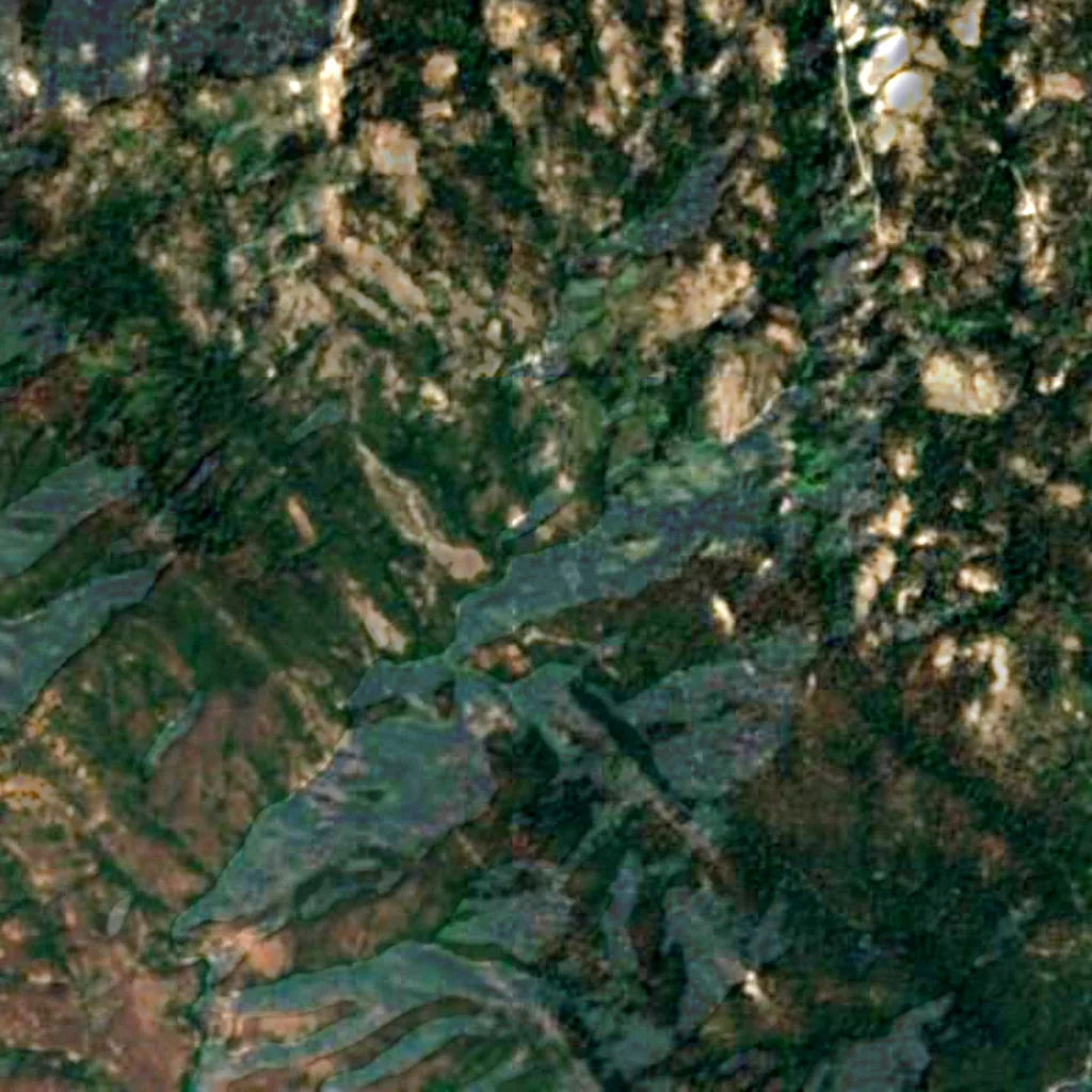 The ground above Crystal Cave (Sentinel-2)