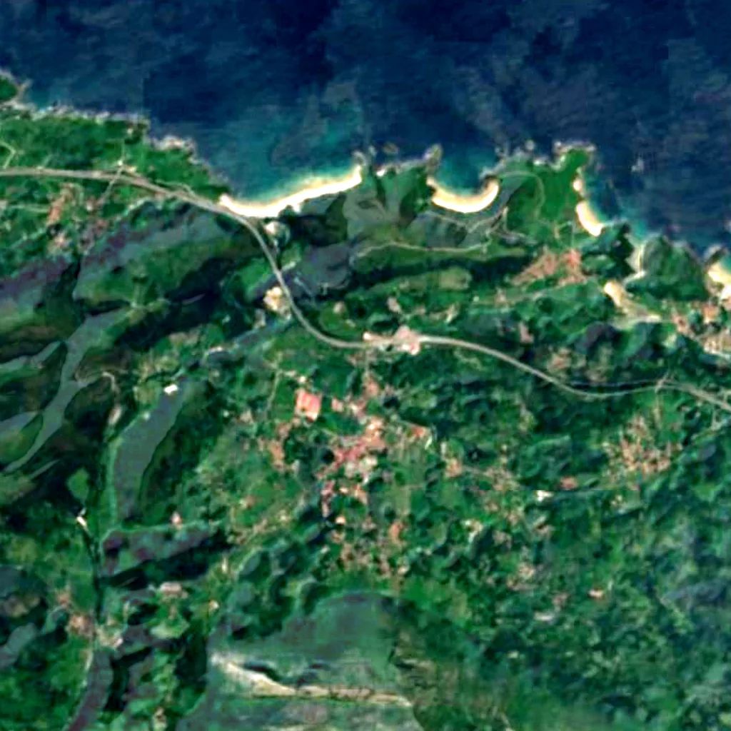 Der Boden über Cueto la Mina cave (Sentinel-2)