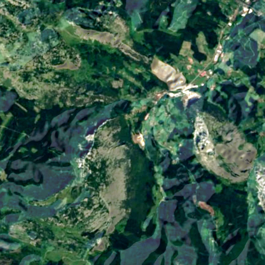 Der Boden über Cueva de Askondo (Sentinel-2)