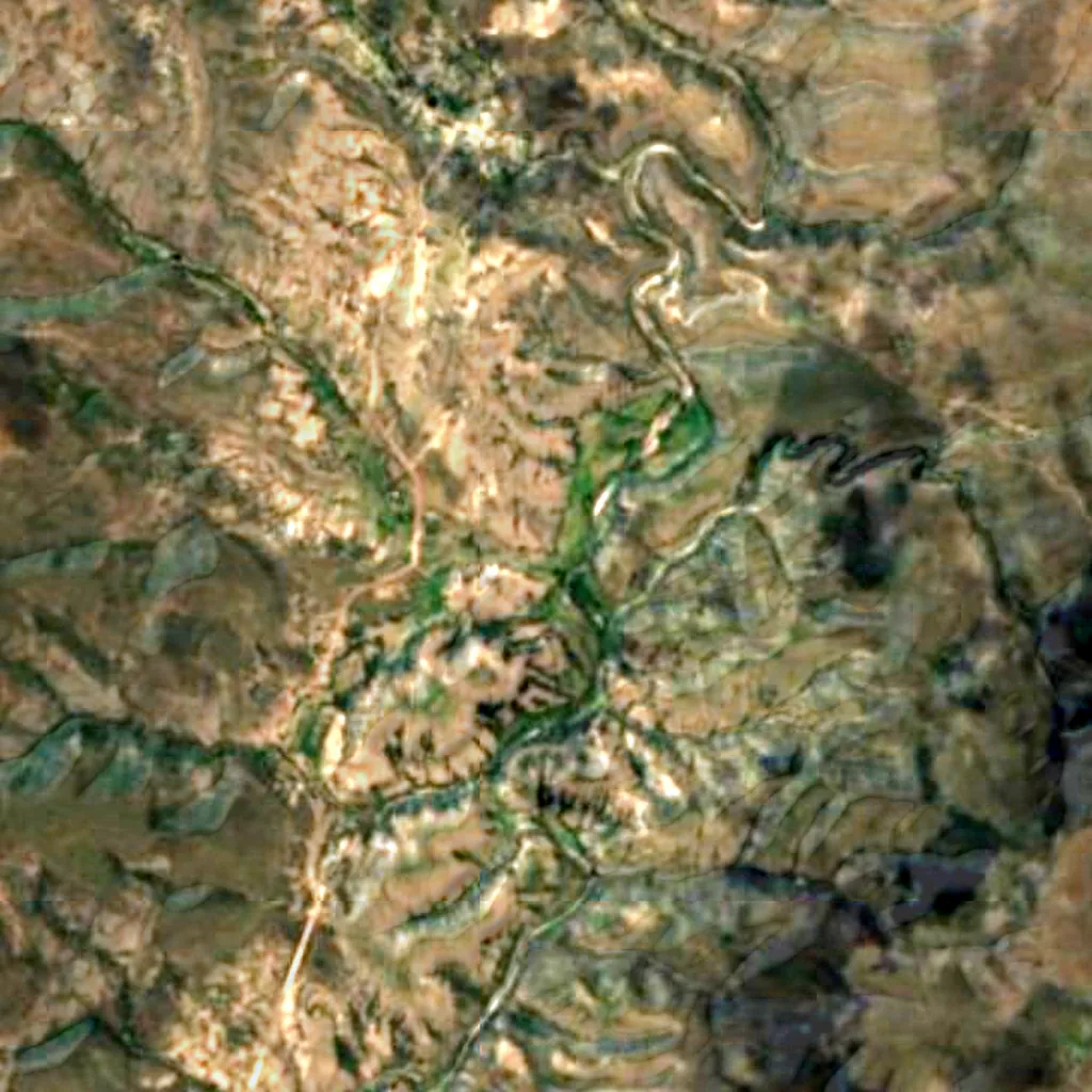 Le sol au-dessus de Cueva de la Olla (Sentinel-2)