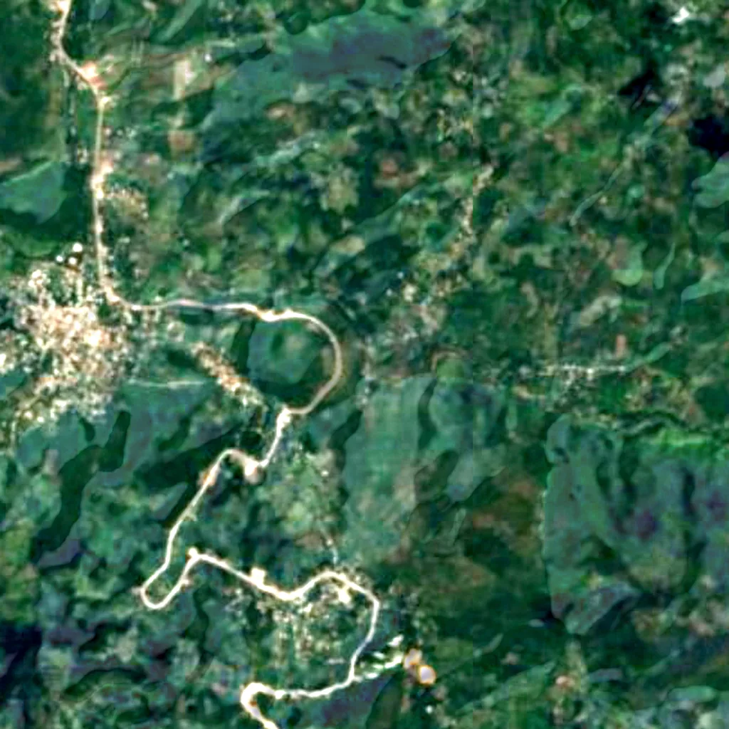 Le sol au-dessus de Cuevas de Taulabé (Sentinel-2)