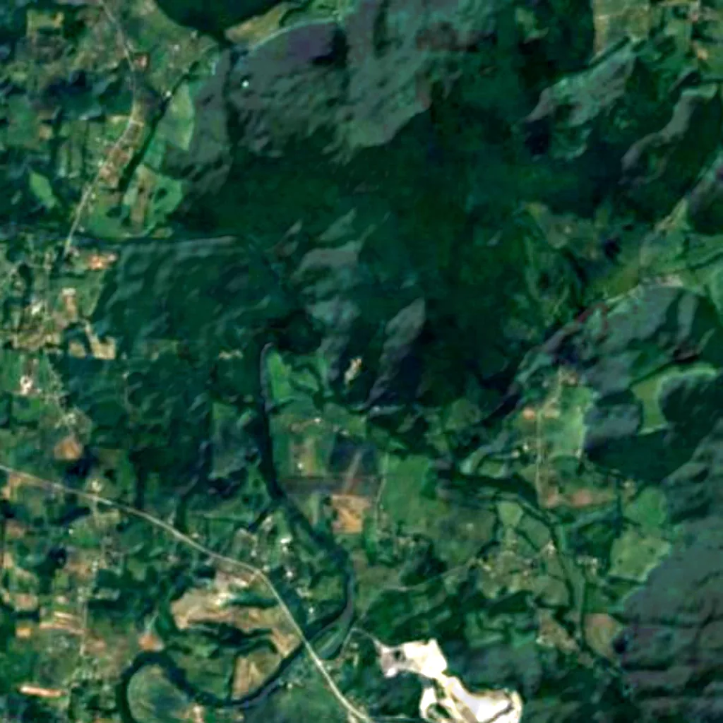 Der Boden über Cumberland Caverns (Sentinel-2)